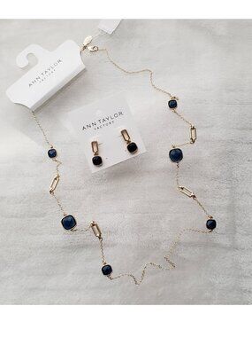 Ann Taylor Factory Necklace Earrings